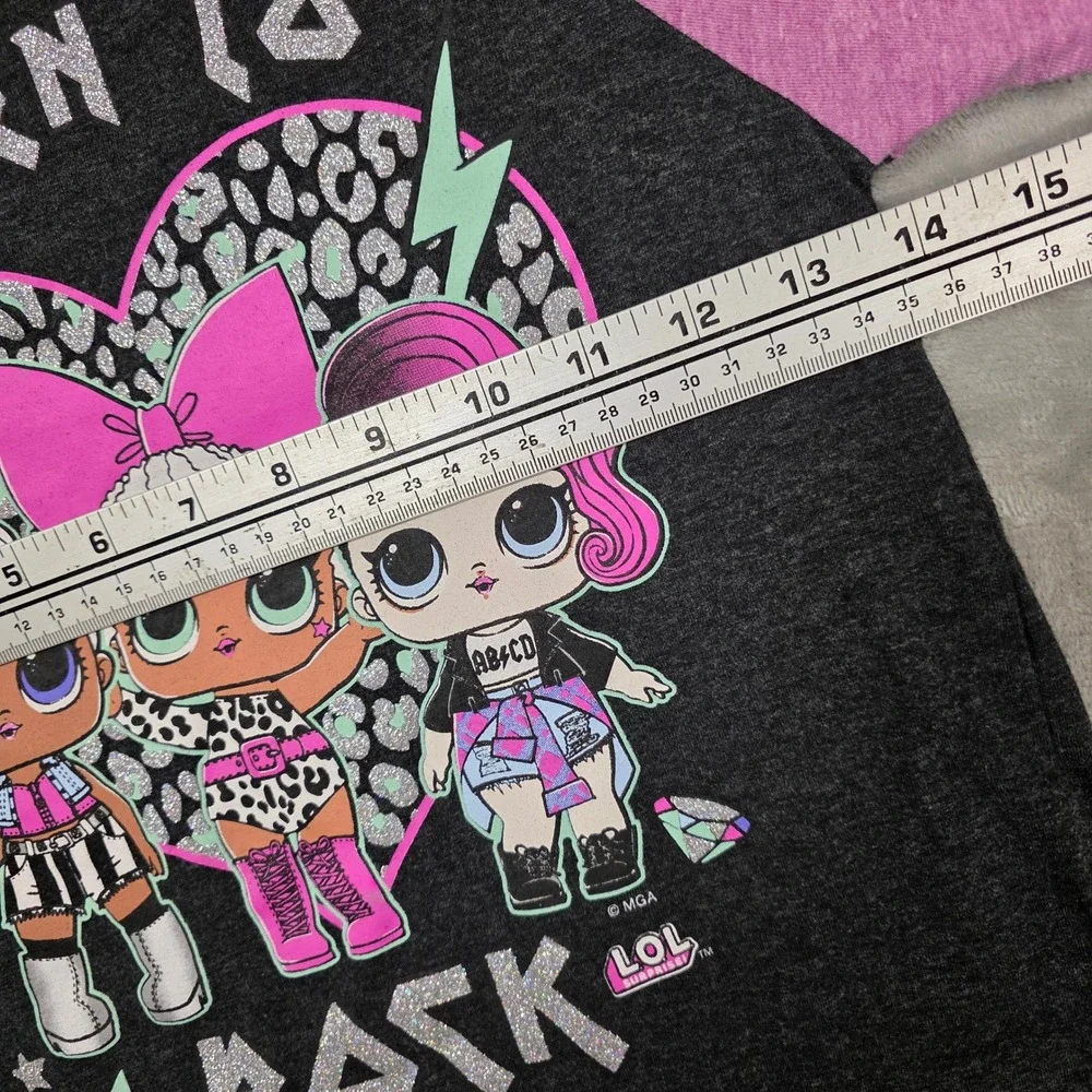 Girls Size M Shirt Lot Nike Tee LOL Surprise Long Sleeve‎ Top